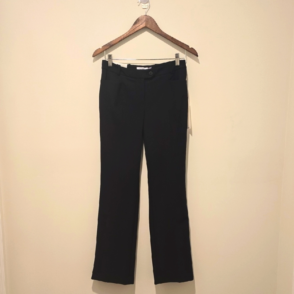 Calvin Klein Black Modern Fit Trousers Size 2P  Petite